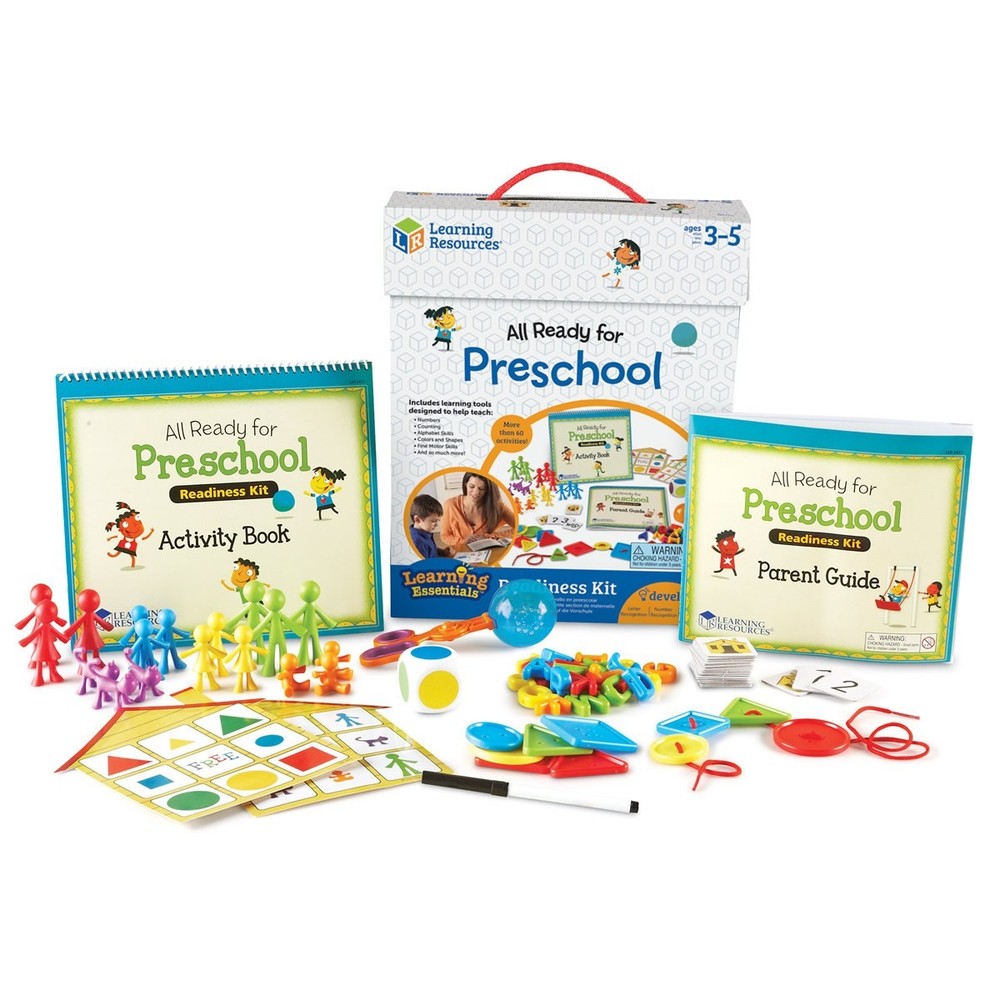 Learning Resources All Ready For PreSchool Readiness Kit - 87 Pieces