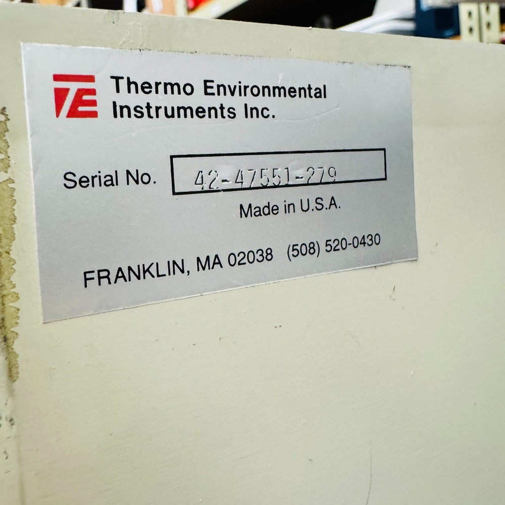 Thermo Environmental Instruments Model 42 Chemiluminescence NO NO2 NOx Analyzer