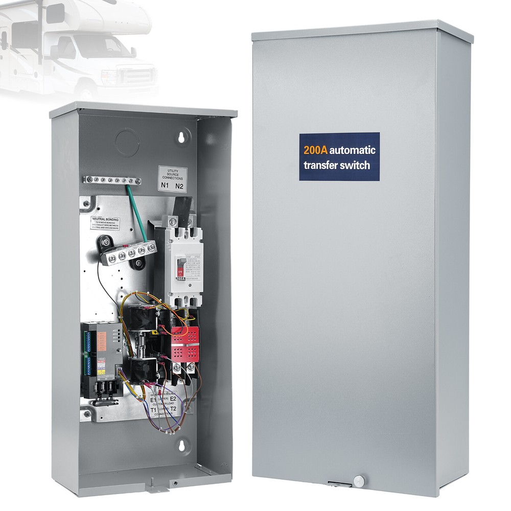 High Quality 200 Amp SE Rated Automatic Transfer Switch 8-24KW 120V