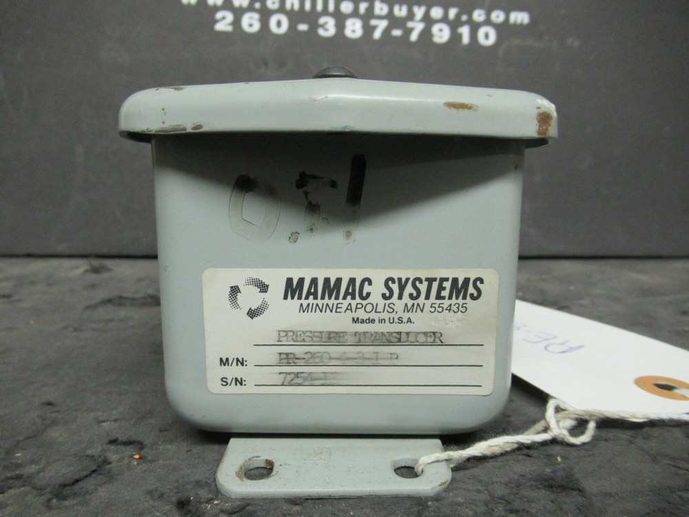 MAMAC SYSTEMS PRESSURE CONTROL SWITCH PR-260-4-3-1-B