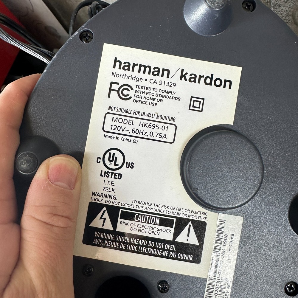 Harman Kardon Computer Subwoofer Only Model HK695-01