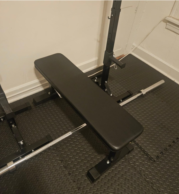 Flat Weight Bench, Black