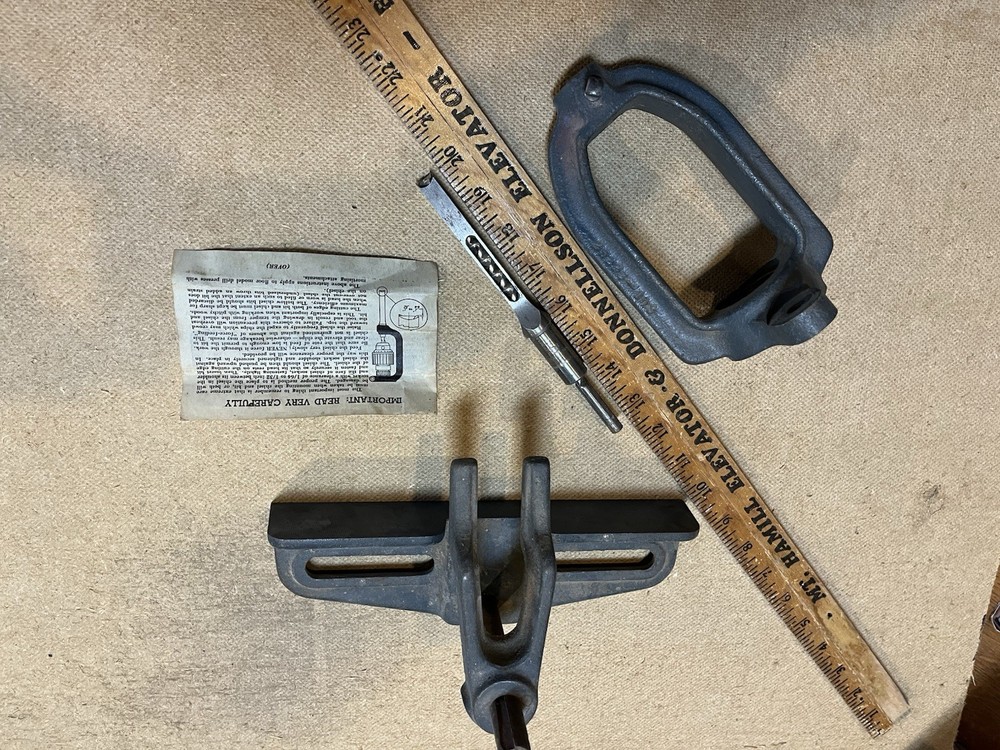 craftsman drill press mortising attachment w/ 3/8” bit VGC