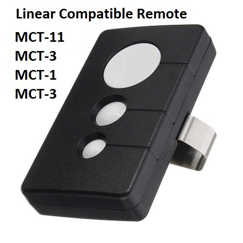 Linear Mega Code MCT-11 DNT00090 3-channel Visor Gate & Garage Door Opener Remot