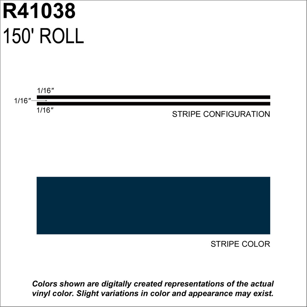 R41038 MS, 3/16" X 150'; Dark Blue