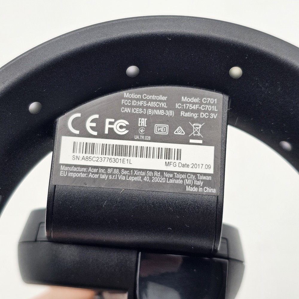 Acer C701 Windows Mixed Reality Motion Controller Left Hand - No Headset