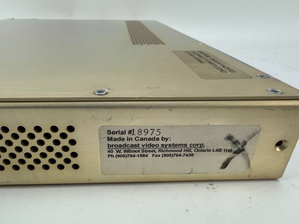BVS Broadcast Video Systems Ltd. NTSC Decoder D100 *Untested*