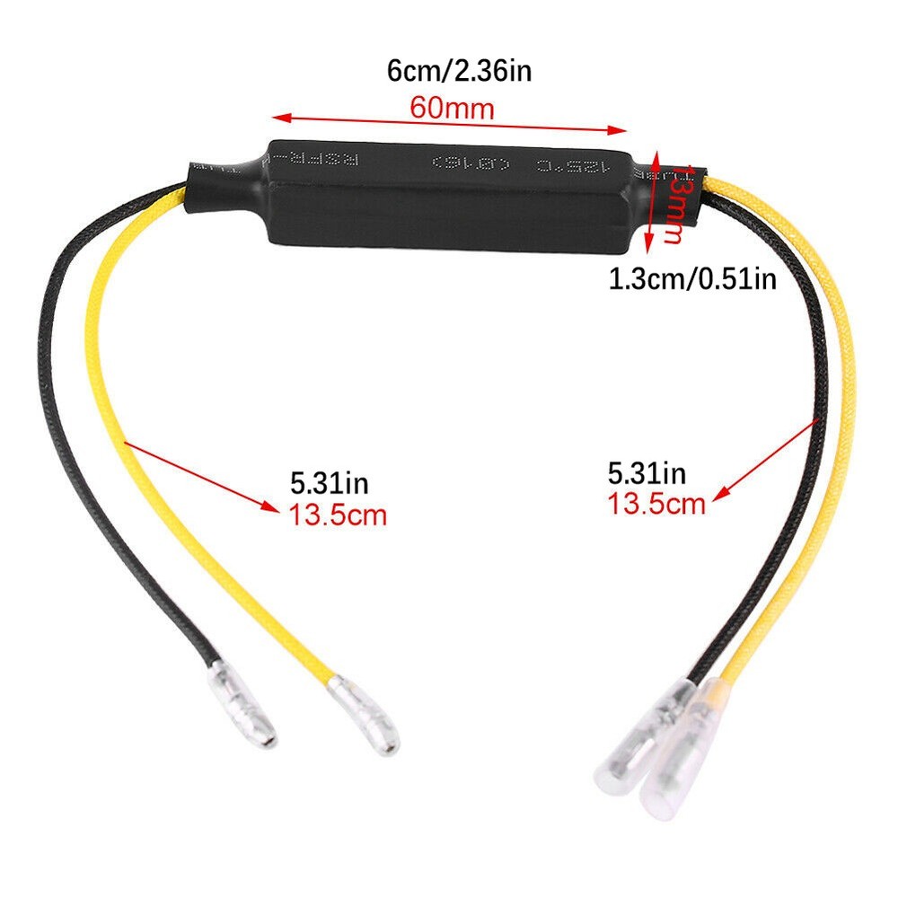 4Pcs LED Load Resistor Decoder Motorcycle Turn Signal Indicator Light LED Load