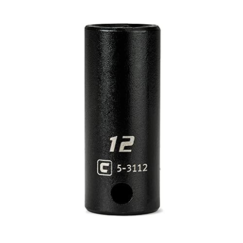 3/8 in. Drive Semi-Deep Impact Socket 12 mm