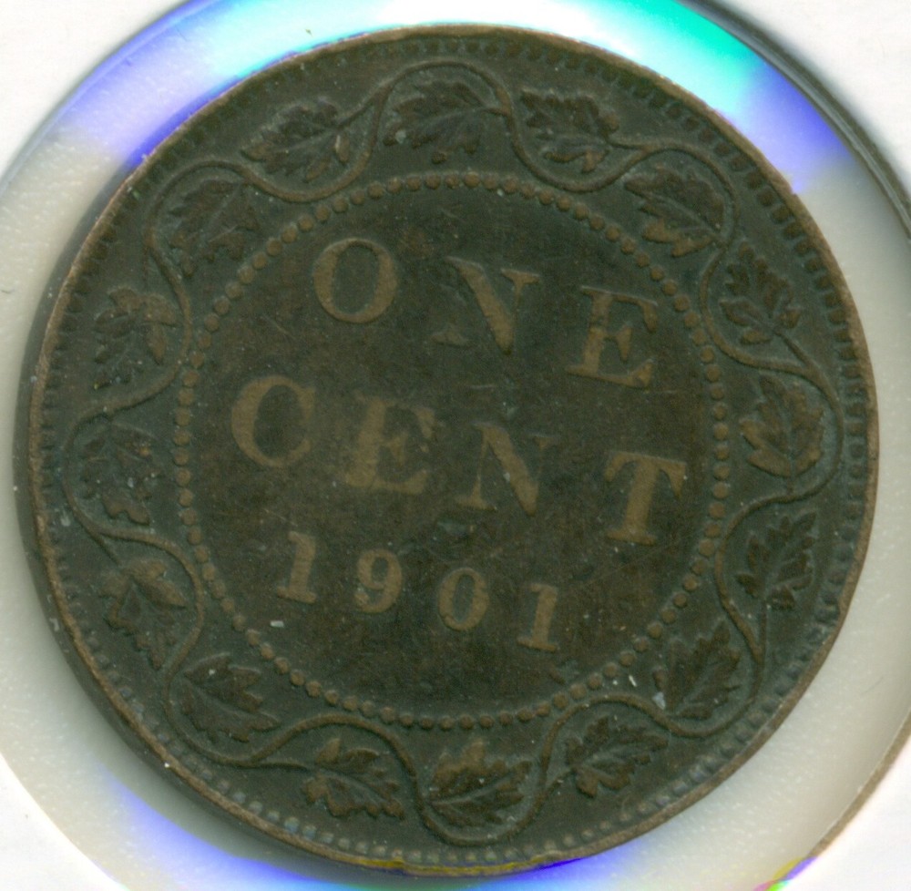1901 CANADA LARGE CENT, VERY FINE, GREAT PRICE!