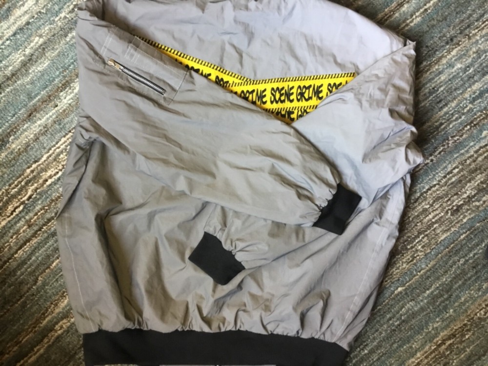 Floor sixx Reflective Bomber Jacket - XL - See pics