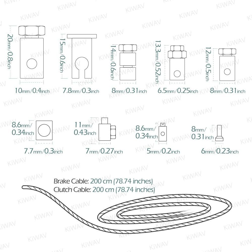 Universal Motorcycle Cable Repair Kit
