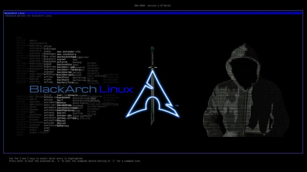 BLACKARCH LIVE USB - PRO HACKING OPERATING SYSTEM 2500+ TOOLS HACK ANY PC Crack