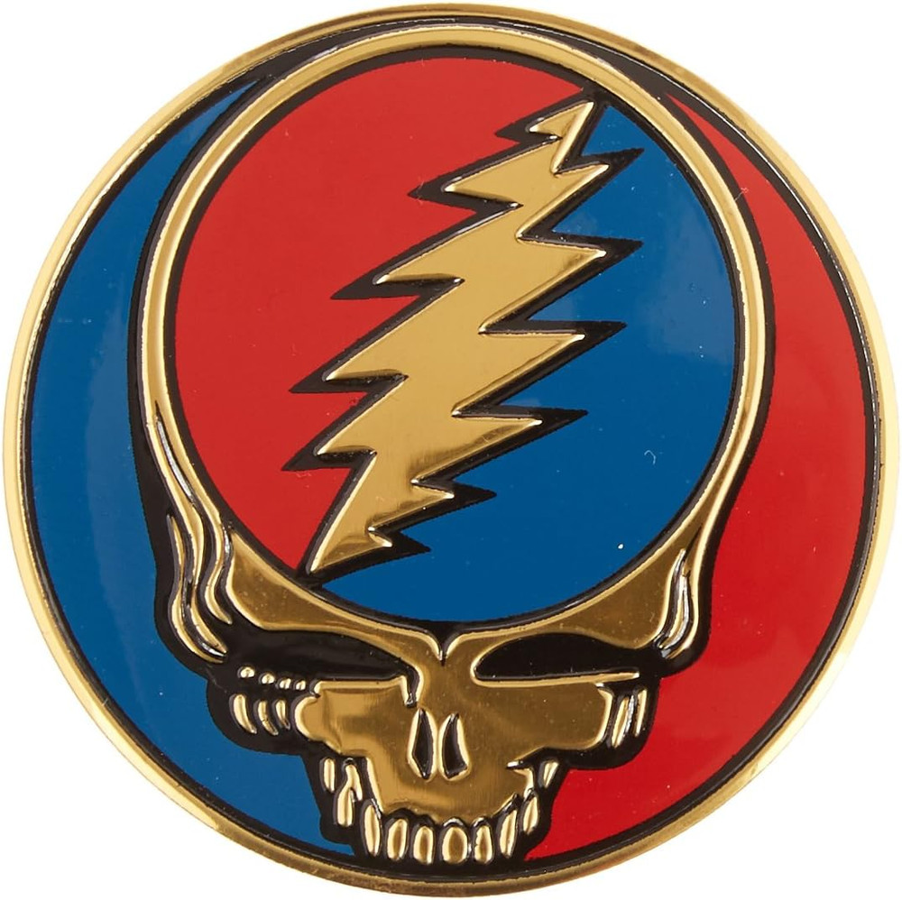 Grateful Dead SYF Metal Sticker Medium Size 1 5/8"