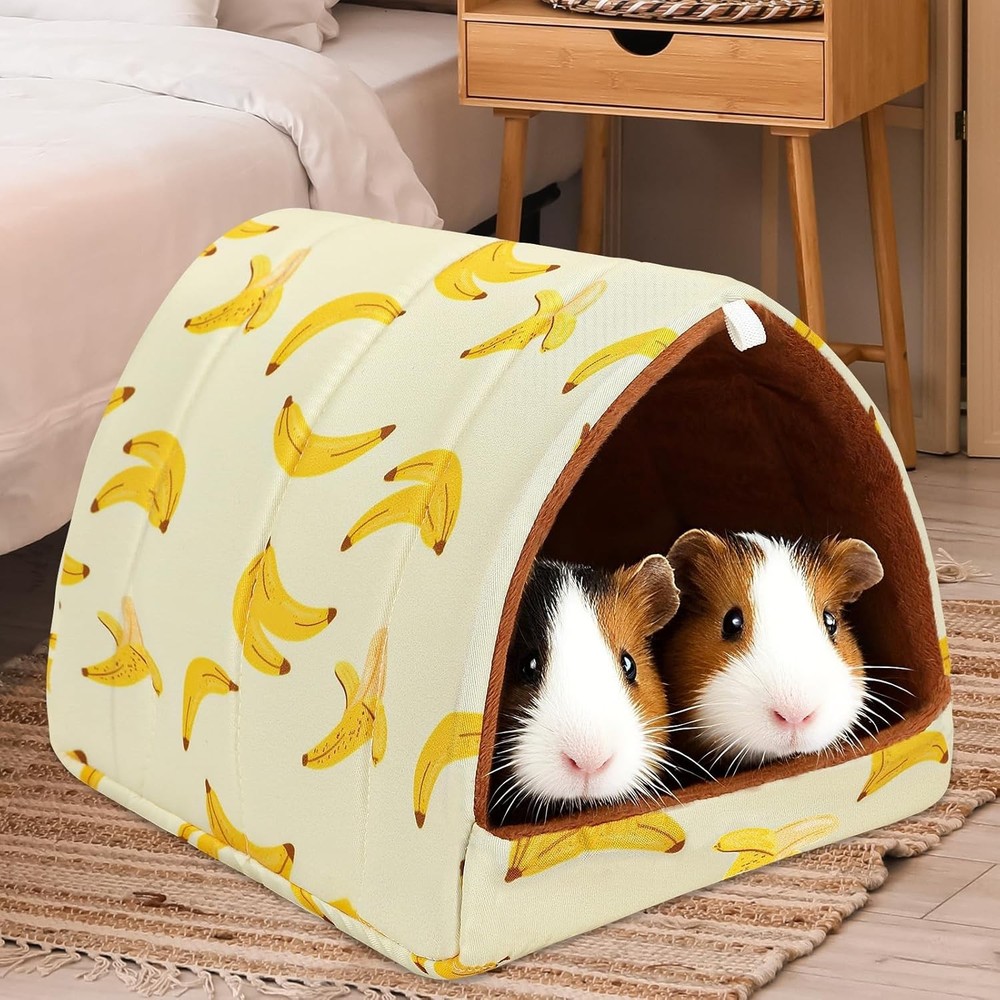 Cute Guinea Pig Hideout, Thickened Cushion, Machine Washable