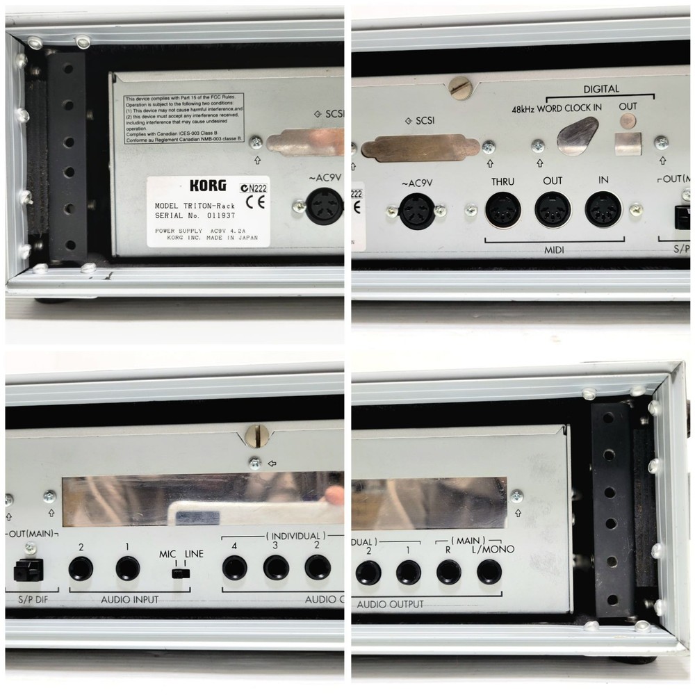KORG TRITON Rack Synthesizer Fully functional unit Safe delively