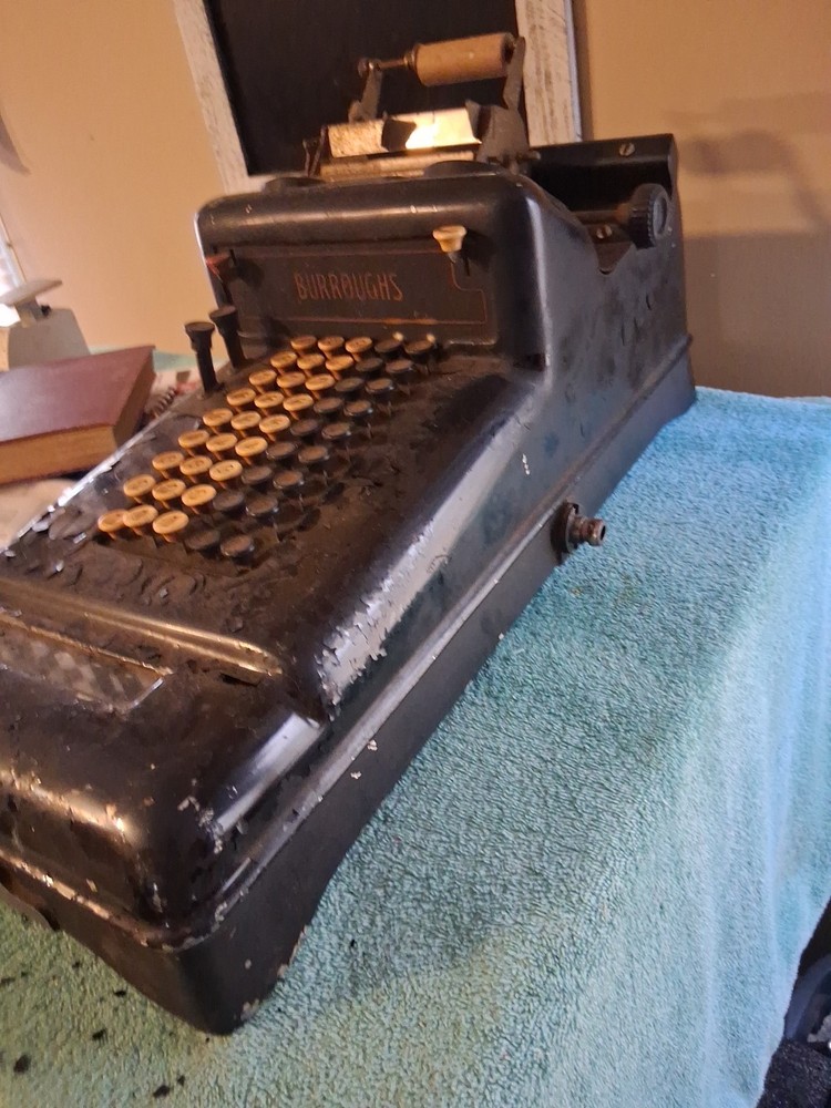Vintage 1920's Classic Burroughs Adding Machine/ Calculator