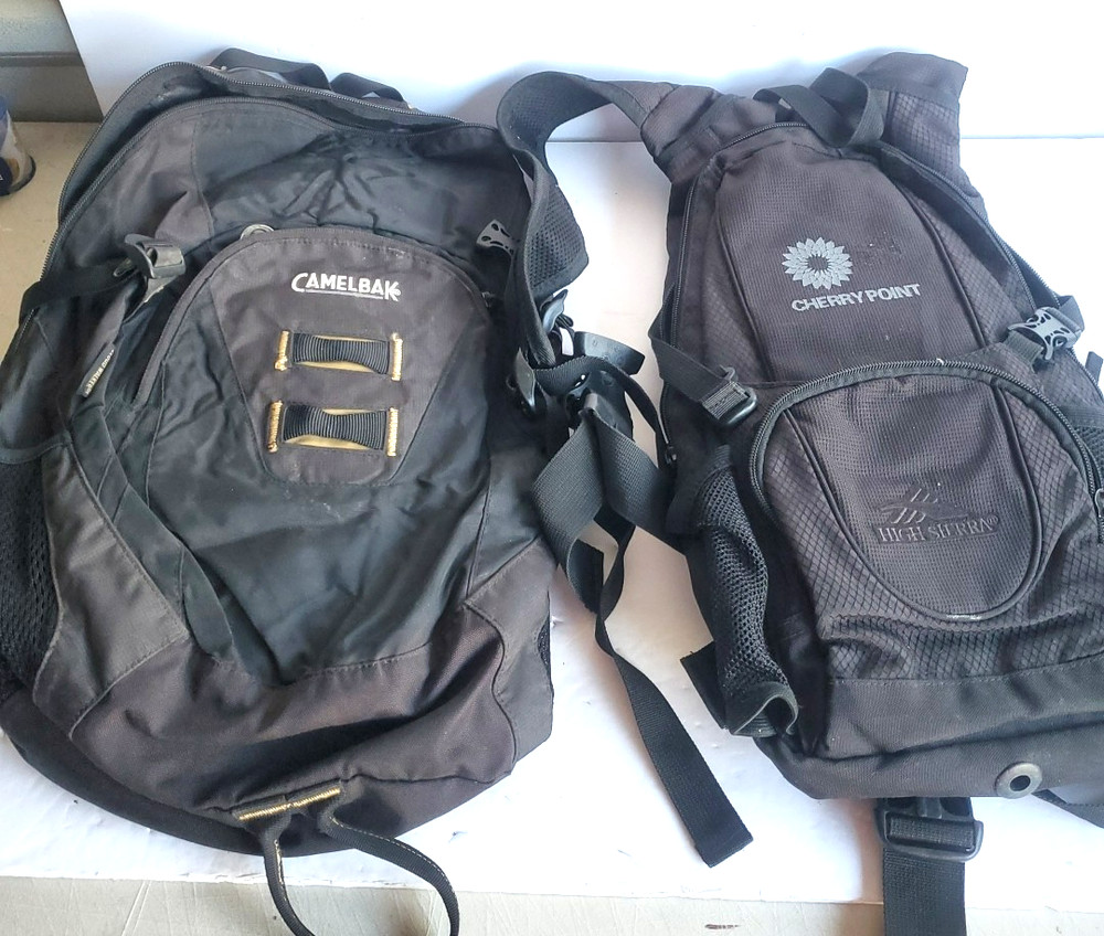 Cabela's Hydro Camelback Hydration Pack Backpack High Sierra daypacks no water