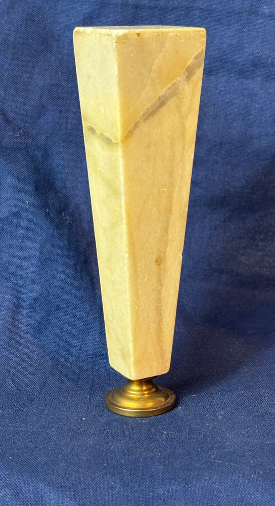 Art Deco Wax Seal Stamp Press Marble Handle Blank