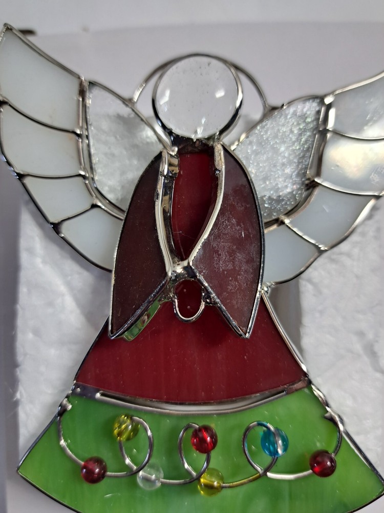 Stained Glass Angel Nightlight Plug In Wall