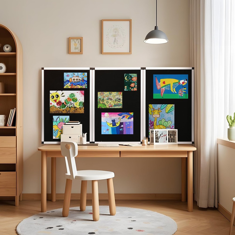 3+1Panel Header TradeShow Display Presentation TabletopDesktop Large Metal Frame