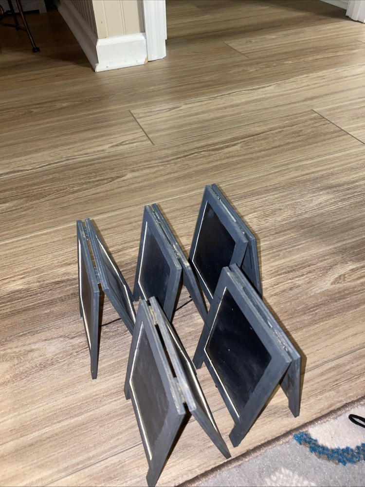 5 Small Chalkboard Easels for Signs Mini Blackboard