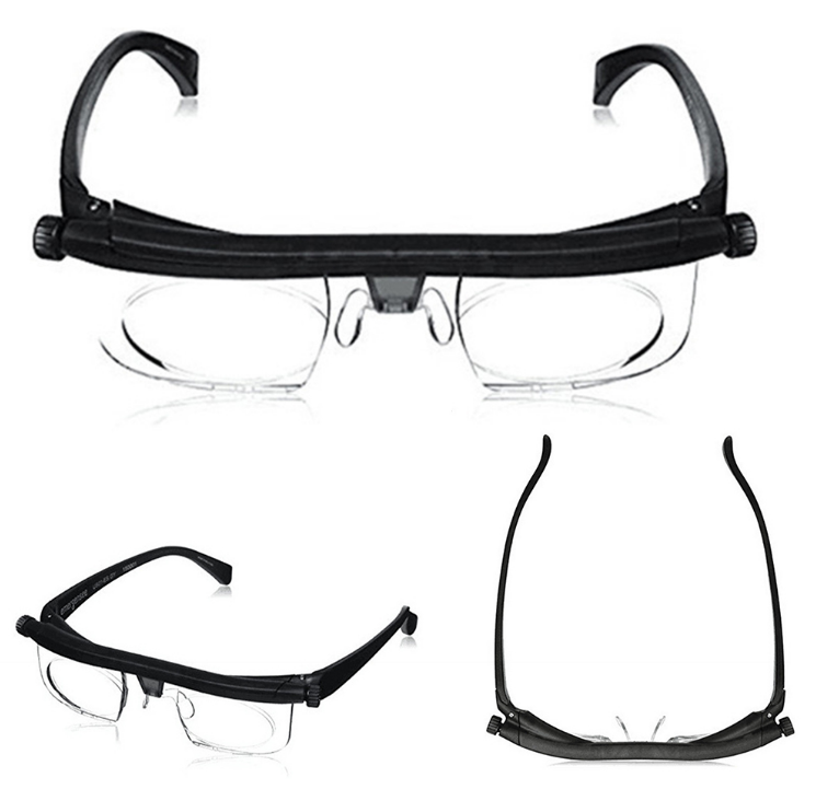 Vision Focus Adjustable Reading Glasses Myopia Eye Glasses Variable Lens Magnify