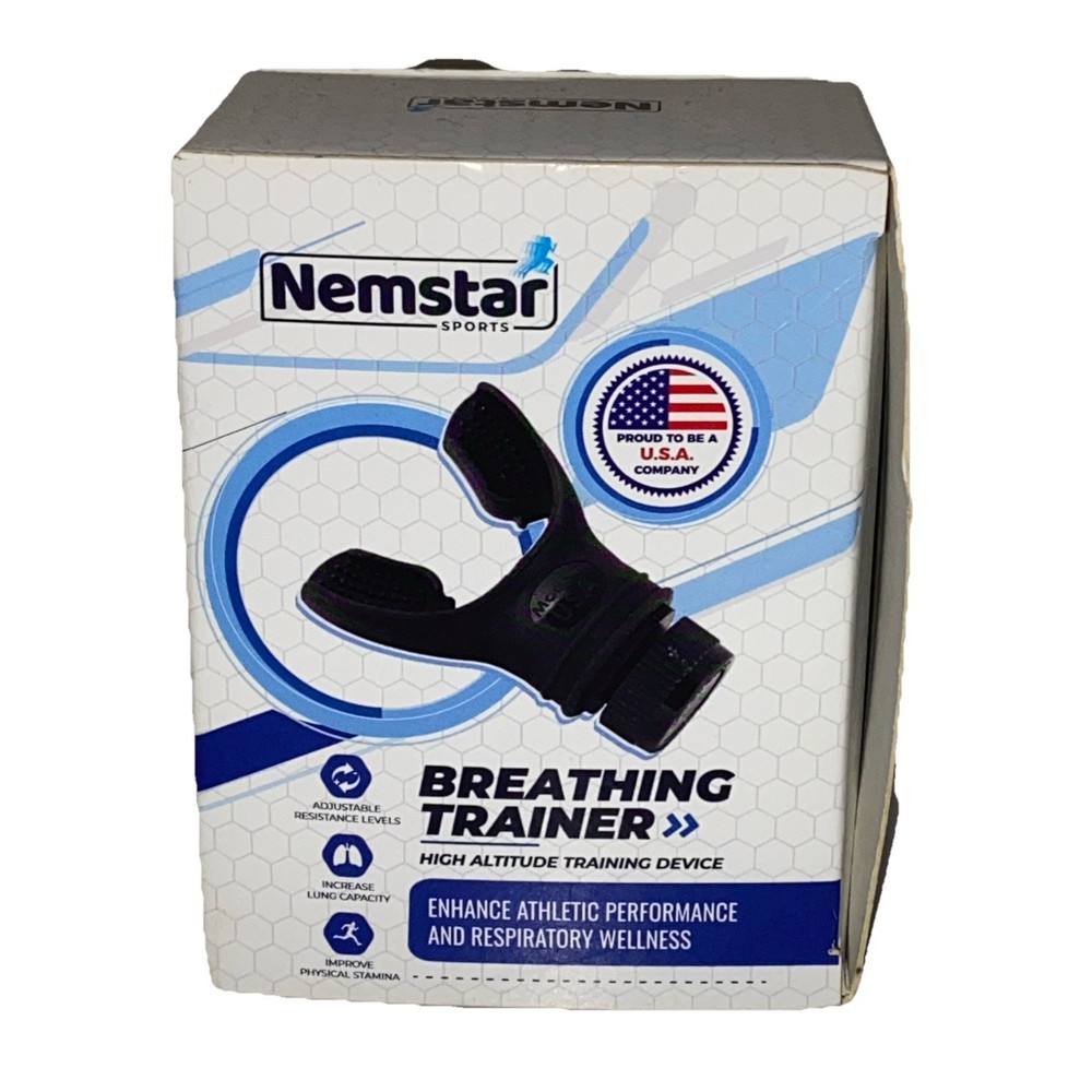 Breathing Trainer Exercise Device - Respiratory Exerciser Device Adjustable