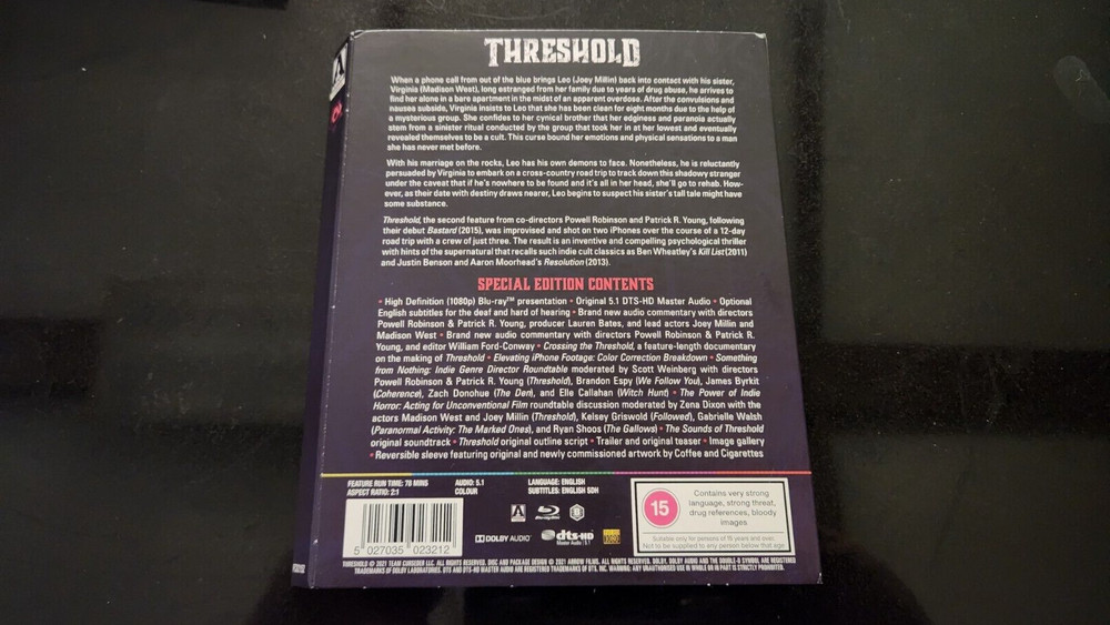 Threshold Arrow Bluray Slipcover Only slipcase NO discs