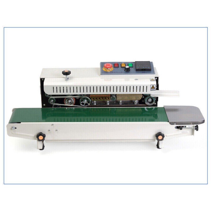 Horizontal Automatic Continuous Plastic Bag Band Sealing Machine Sealer