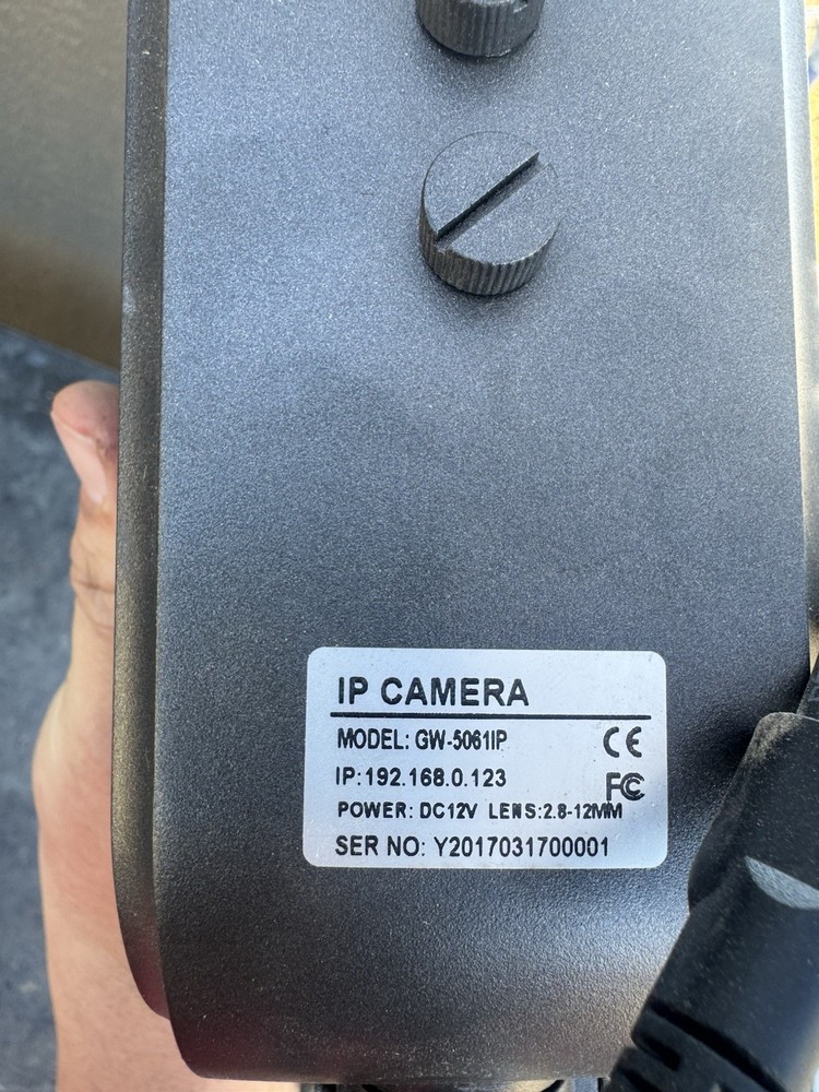 GW Security GW-5061IP Network Camera FNIP