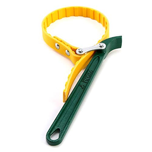 9" Belt Strap Wrench, Multi-Purpose Adjustable Strap Oil Filter 9" (1 pack)