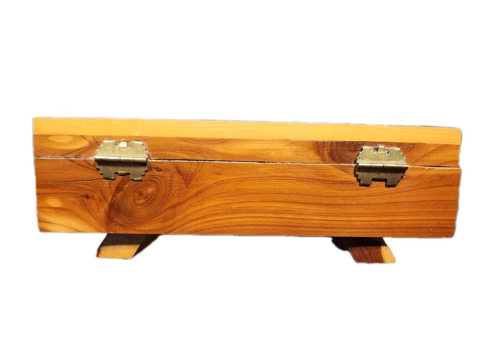 Small Cedar Chest-TREASURE BOX with Latch & Lock