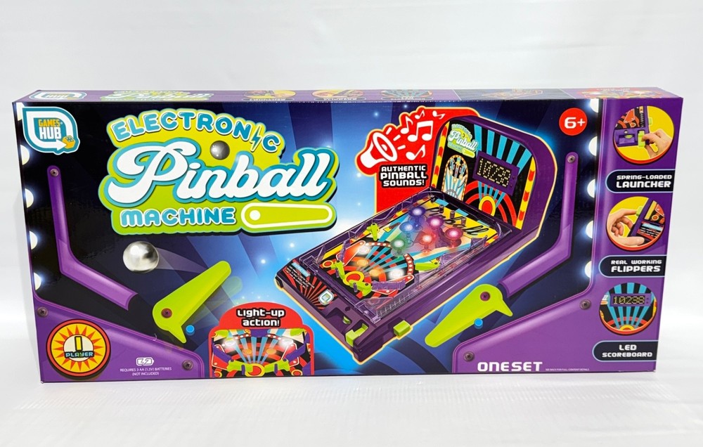 Games Hub Tabletop Electronic Pinball Machine 2020 RMS International