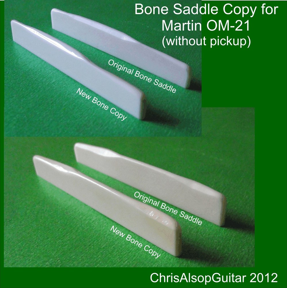 Martin Style Bone Guitar Saddle, You give specification. PS015