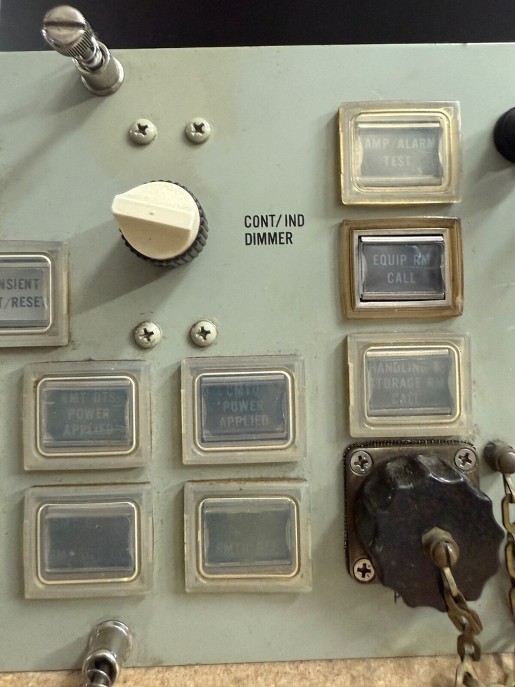 Vintage Naval Sonar Control Panel Indicator for AN/SQR-19 Unit #2