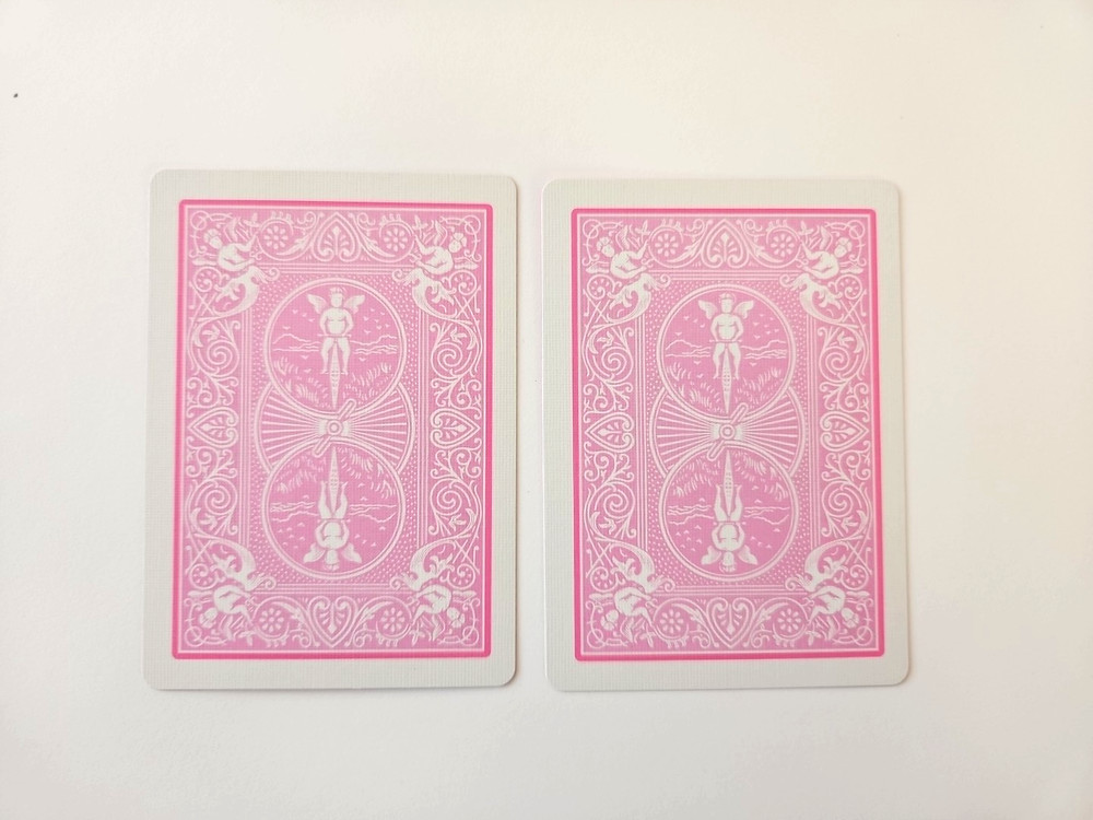 (2) Bicycle Hot Pink Playing Cards