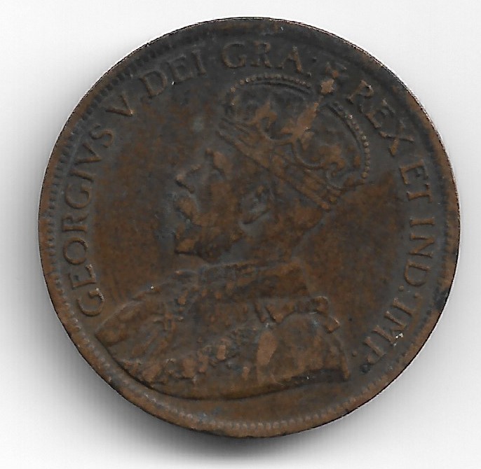Canada One Cent 1919 KM# 21