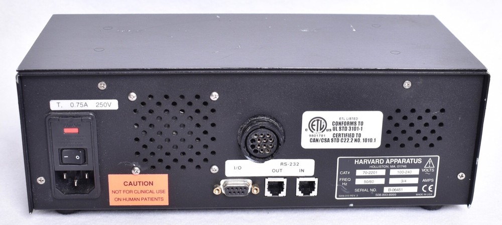 Harvard Apparatus PHD 4400 Single Syringe Programmable Pump Controller 70-2201