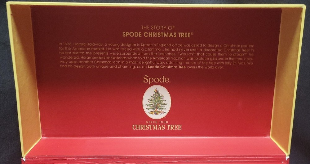 Spode Christmas Tree Salad Servers