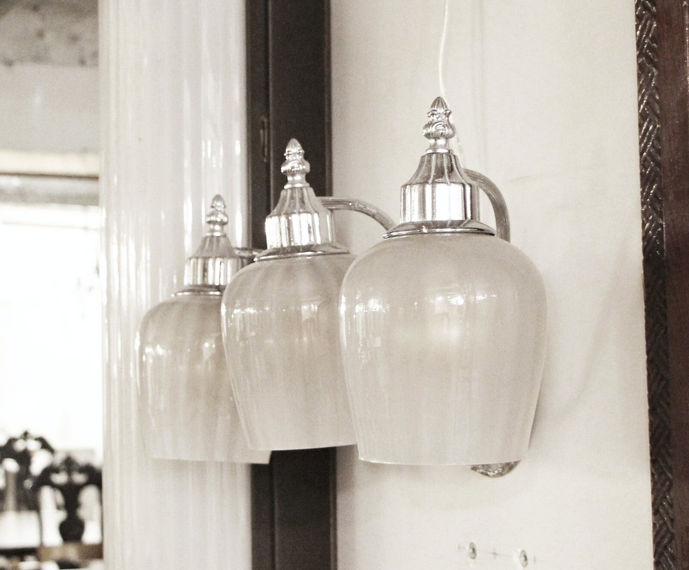 Waldorf Astoria 3 Chrome Light Wall Sconce