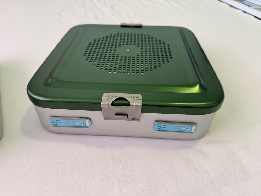 Aesculap Style NEW Sterilization Container - With Silicone Insert and Basket