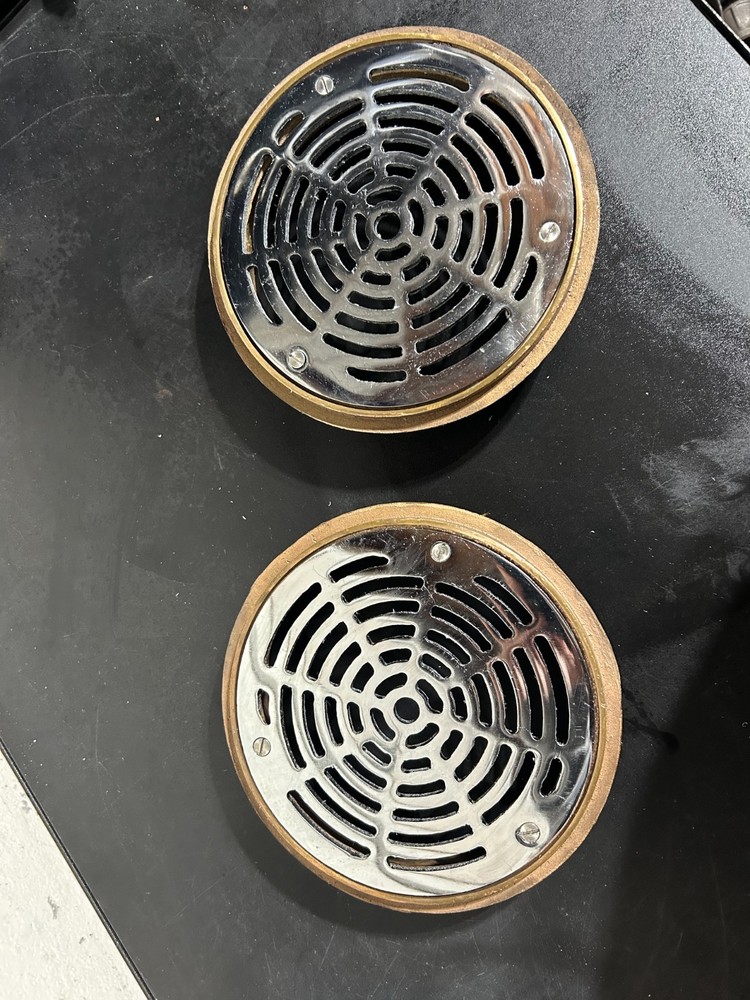 FLOOR DRAIN CHROME PLATED BRONZE