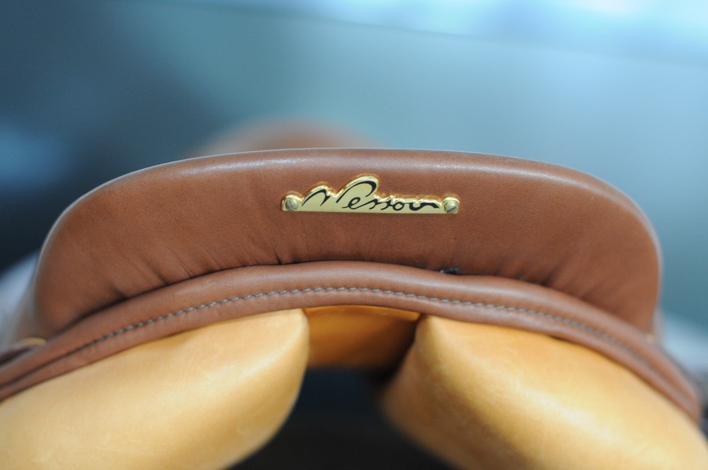 Brand New Nelson Pessoa A/O 17.5" Medium Tree Saddle