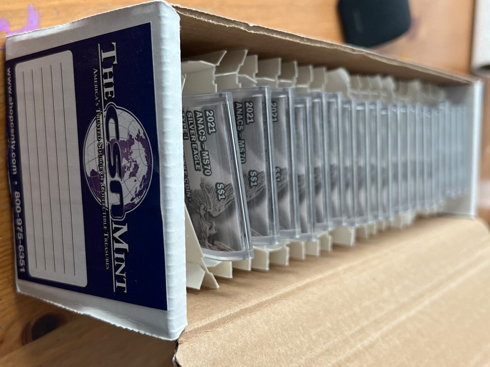 Type 1 Silver Eagles - First Strike