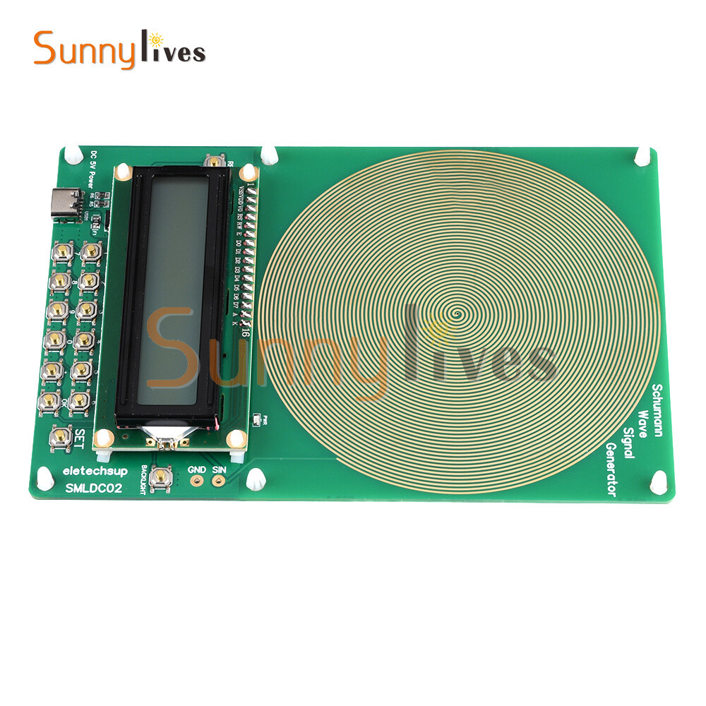 Schumann Wave Generator Pure Sine Frequency Adjustable Signal Generator +Case US