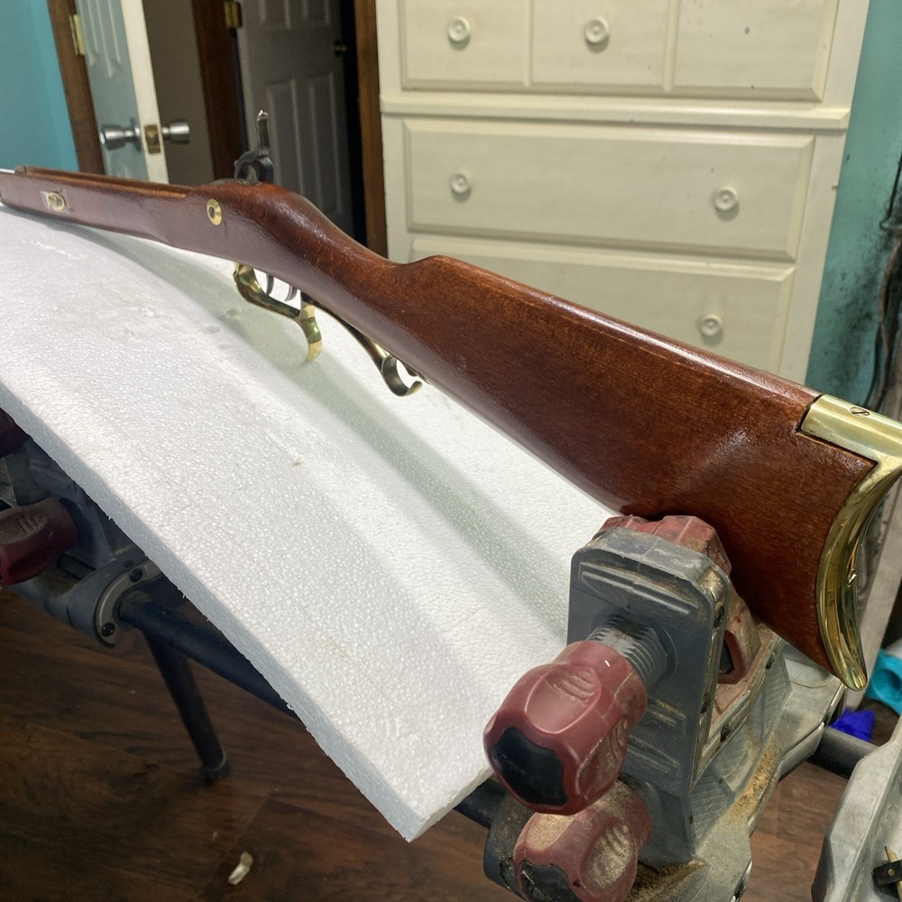 CVA Hawken Muzzleloader Stock 15/16” Complete with Engraved Lock.