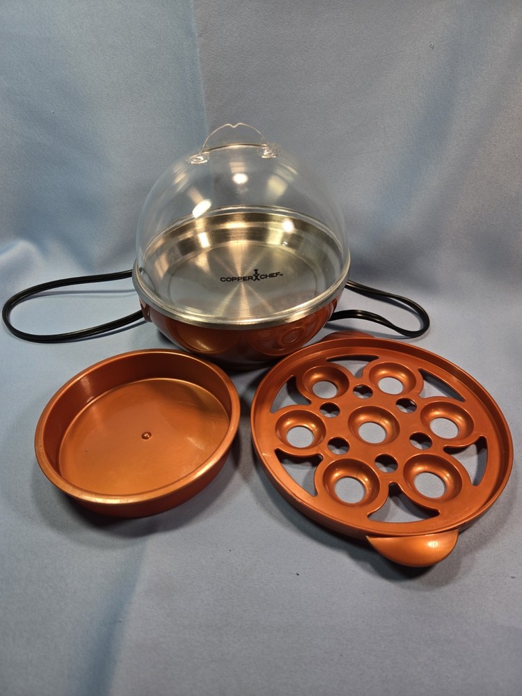 Copper Chef Egg Maker Perfect Precise & Effortless Automatic 14 Egg Capacity
