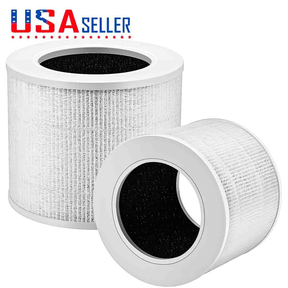 2 Pack True HEPA H13 Filters Replacement for Levoit Core Mini Air Purifier