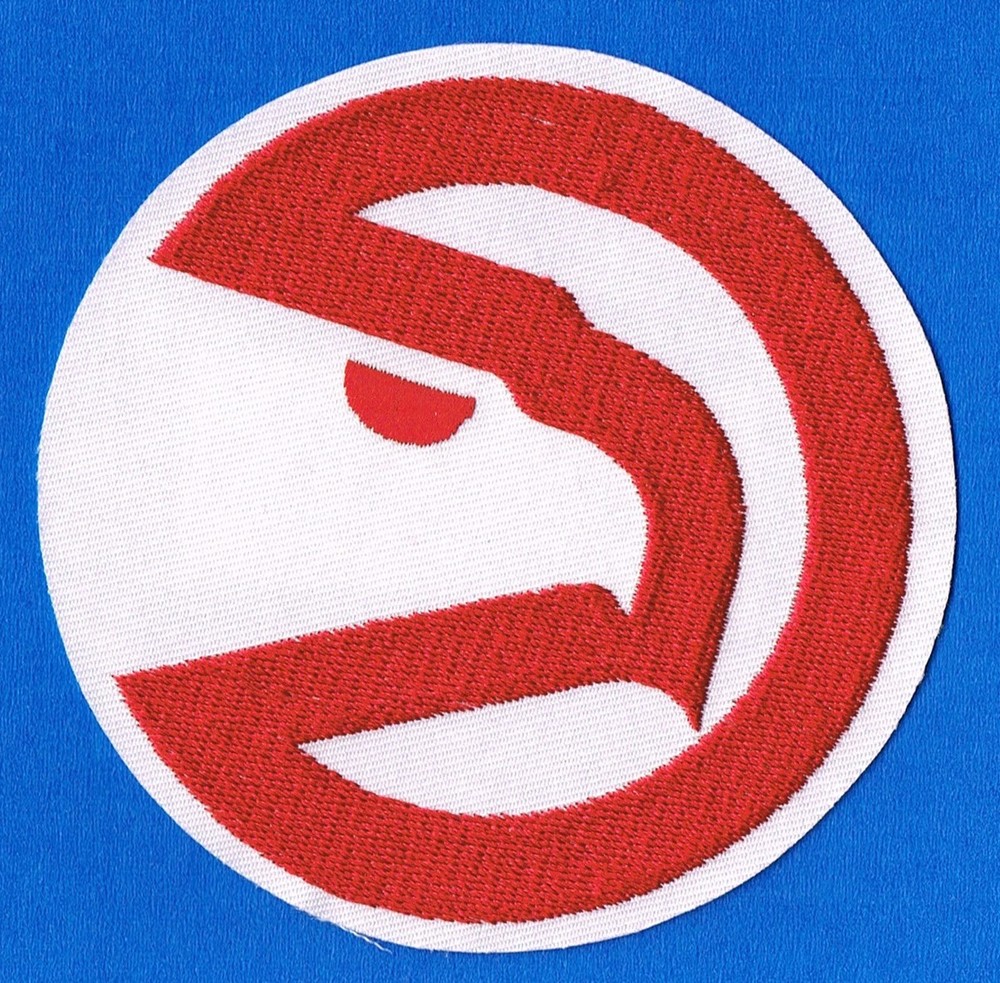 ATLANTA HAWKS CIRCULAR NBA LOGO PATCH